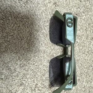 Green Geometric Sunglasses